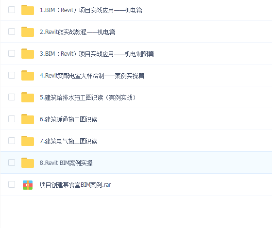 机电BIM负责人实战集训营(直播+答疑+revit建模+协同设计+作业批改+工作指导)