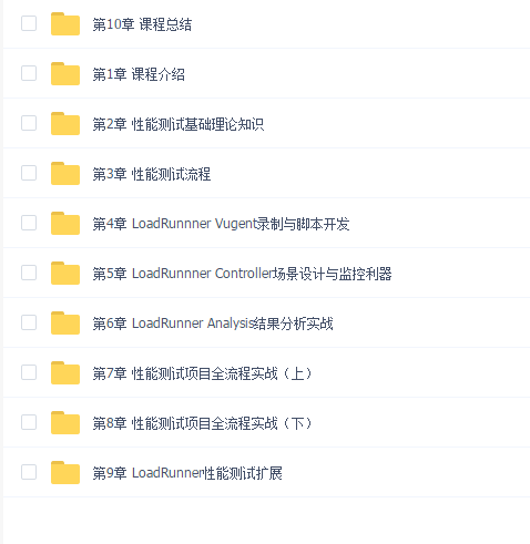 LoadRunner性能测试实战训练营