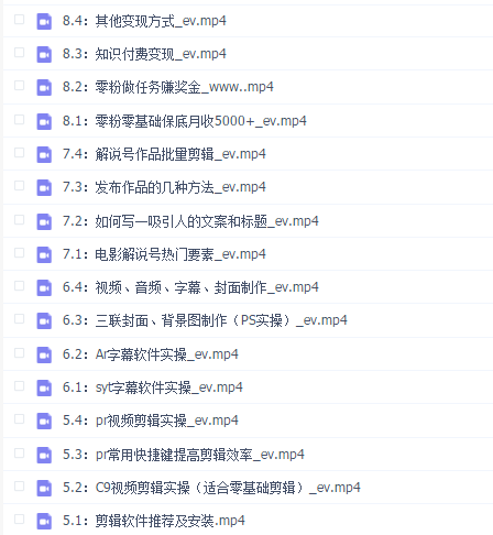 7天学会抖音电影解说4.0课