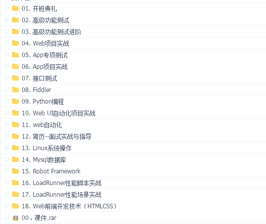 华测企业级软件测试高薪就业实战全程班A3