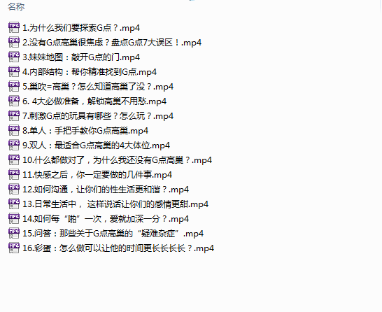 吴小飘15堂G点愉悦手册,打开高巢新世界