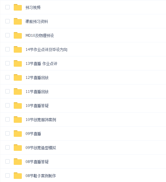 白无常2022未来服饰虚拟服装设计课C4D+MD