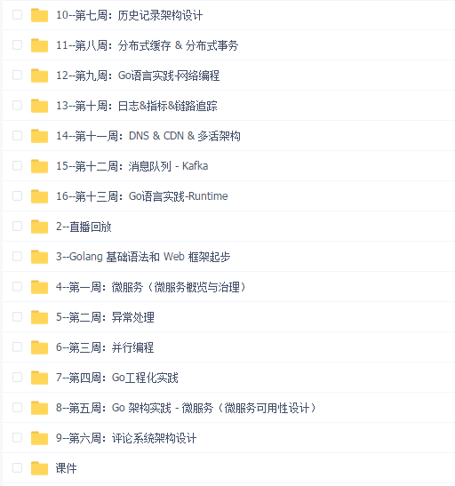 Go 进阶训练营3期【完结】