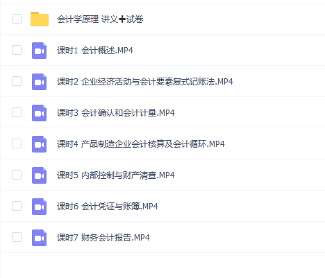 【会计学原理速成】会计学原理速成期末考试不挂科期末突击课