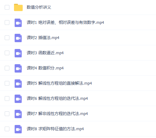 【数值分析速成】数值分析速成期末考试不挂科期末突击课