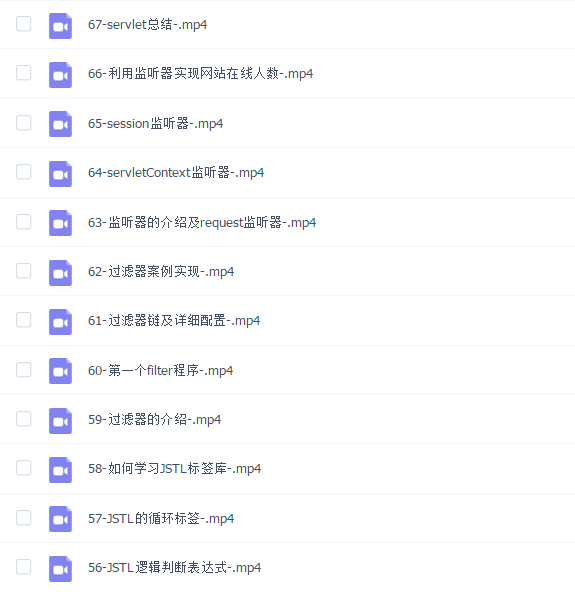 Java web【马士兵教育】