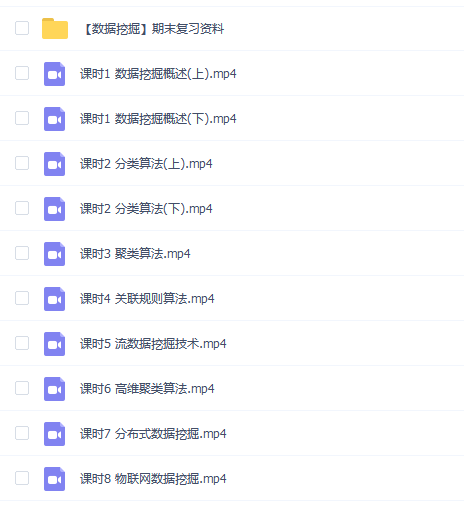 【数据挖掘速成】数据挖掘速成期末考试不挂科期末突击课