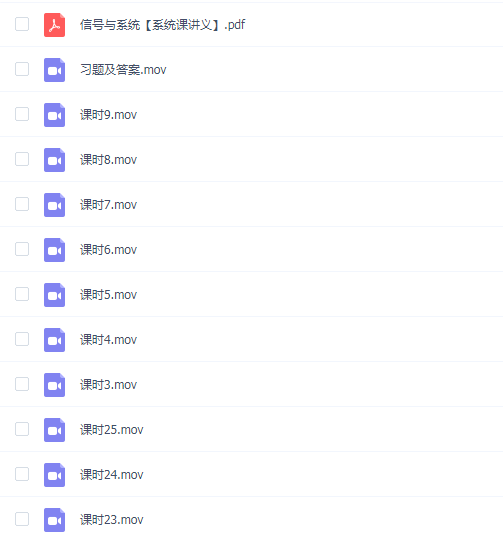 【信号与系统 高分系统课】信号与系统 高分系统课