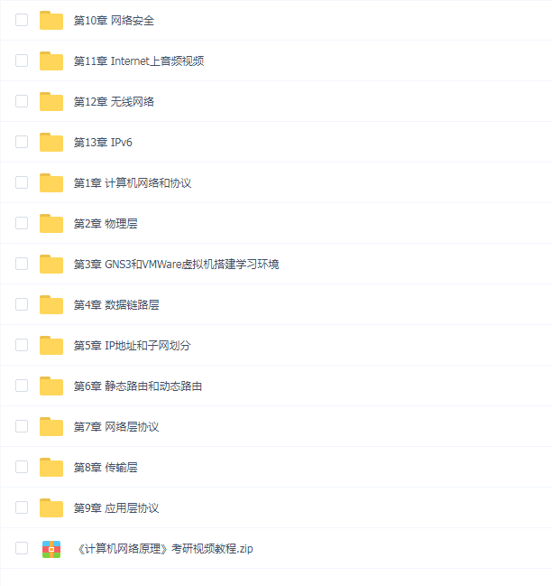 韩立刚门徒级课程第一阶段:《计算机网络原理》考研视频教程