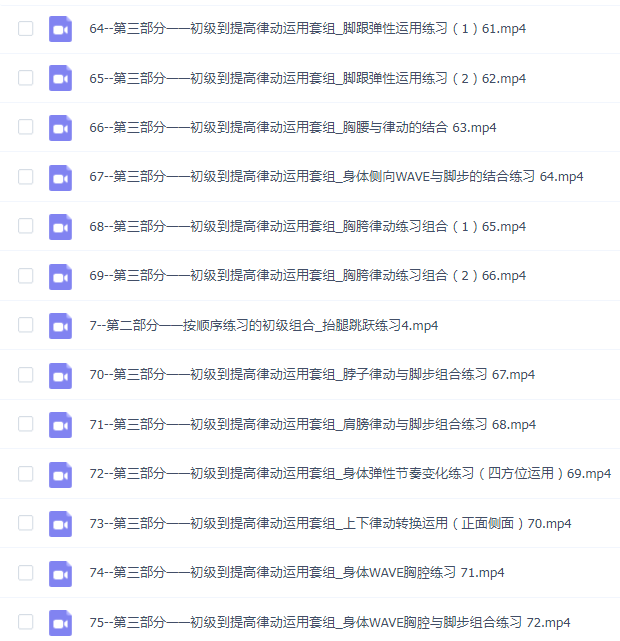 Ya小帅YAYA HIPHOP律动零基础到提高专项训练