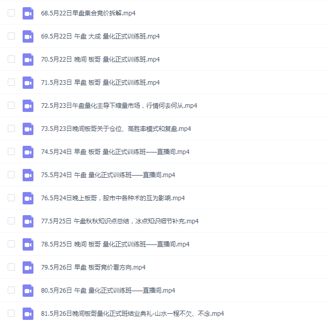 容维学堂-板哥牛散特训营
