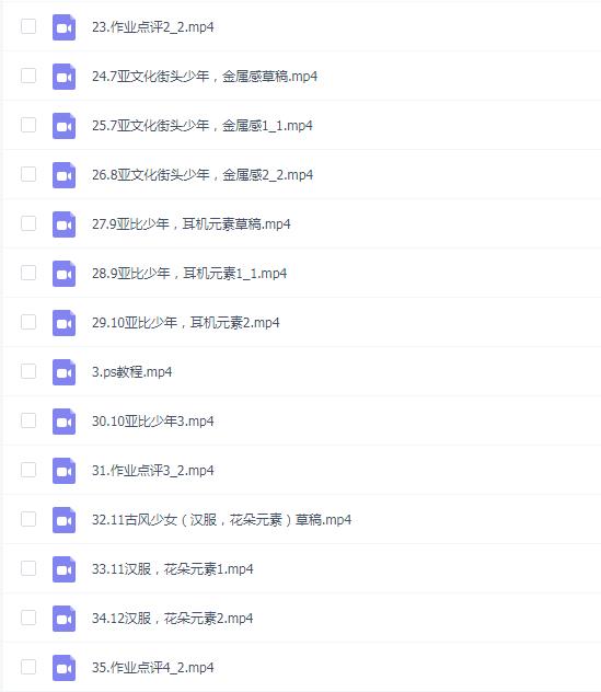 Carollll手绘日系半厚涂头像团练课